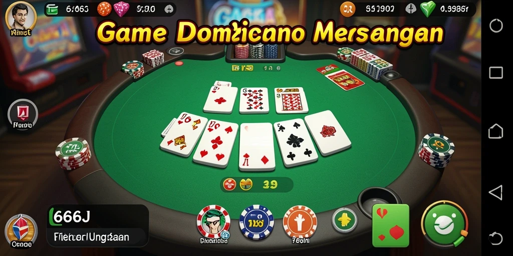 Tampilan menyerukan gameplay seru di 666J.