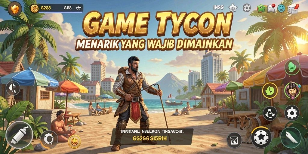 Tampilan gameplay GG288 yang mengesankan dalam dunia Tycoon.