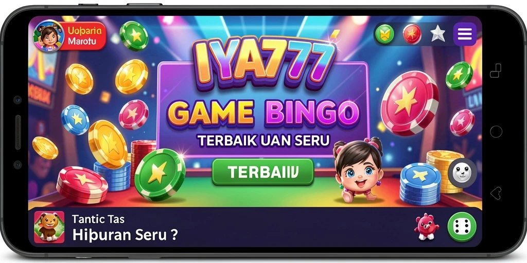 Tampilan gameplay seru dalam IYA777 saat mencari Bingo.