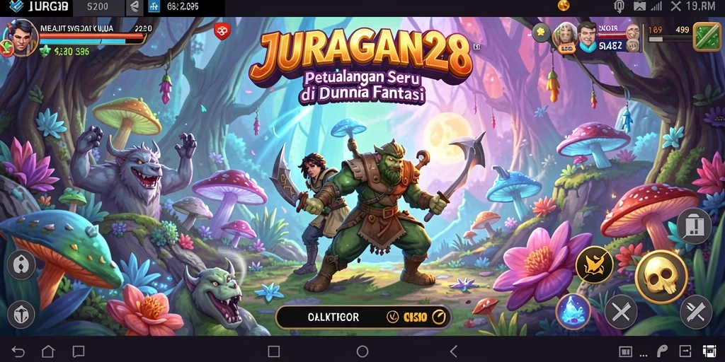 Screenshot JURAGAN28 menampilkan aksi petualangan seru dan grafis menawan.