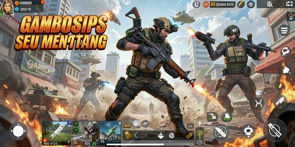 Tangkapan layar gameplay KOMBO88 yang penuh aksi dan seru.