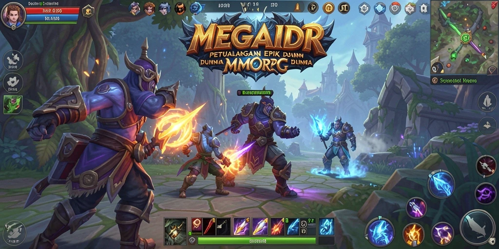 Tampilan gameplay MEGAIDR yang mendebarkan dan penuh aksi.