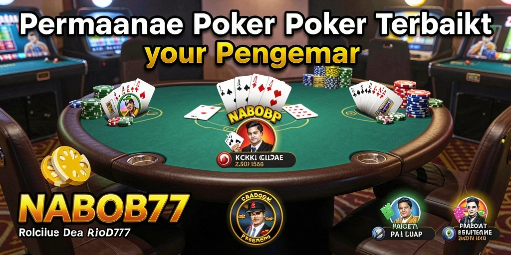 Tampilan seru gameplay Poker di NABOB77.