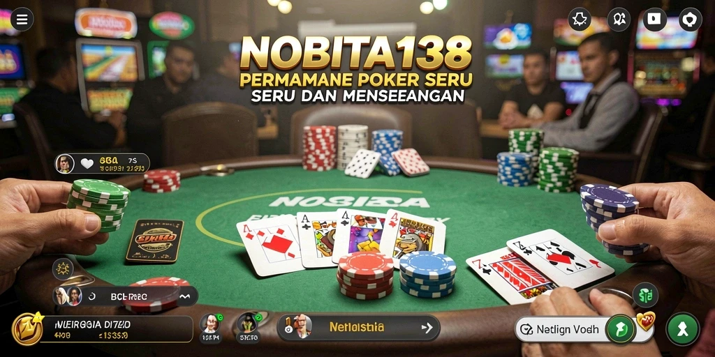 Tampilan gameplay seru di aplikasi NOBITA138 yang penuh aksi.