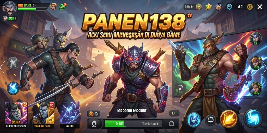 Tampilan gameplay seru dan menegangkan dari PANEN138.