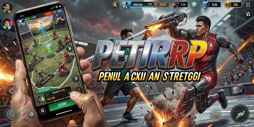 Tampilan gameplay PETIRRP yang seru dan penuh aksi olahraga.