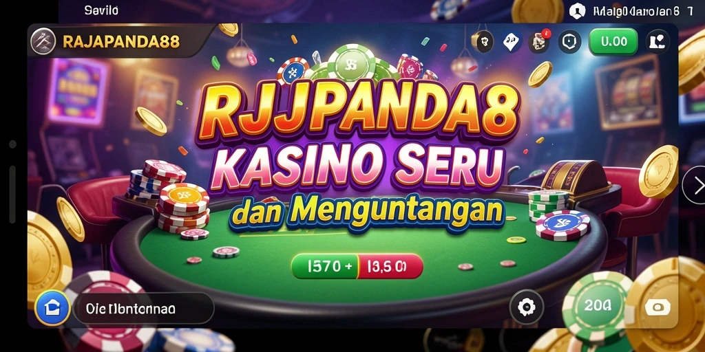 Tampilan menarik dari gameplay Kasino RAJAPANDA88.