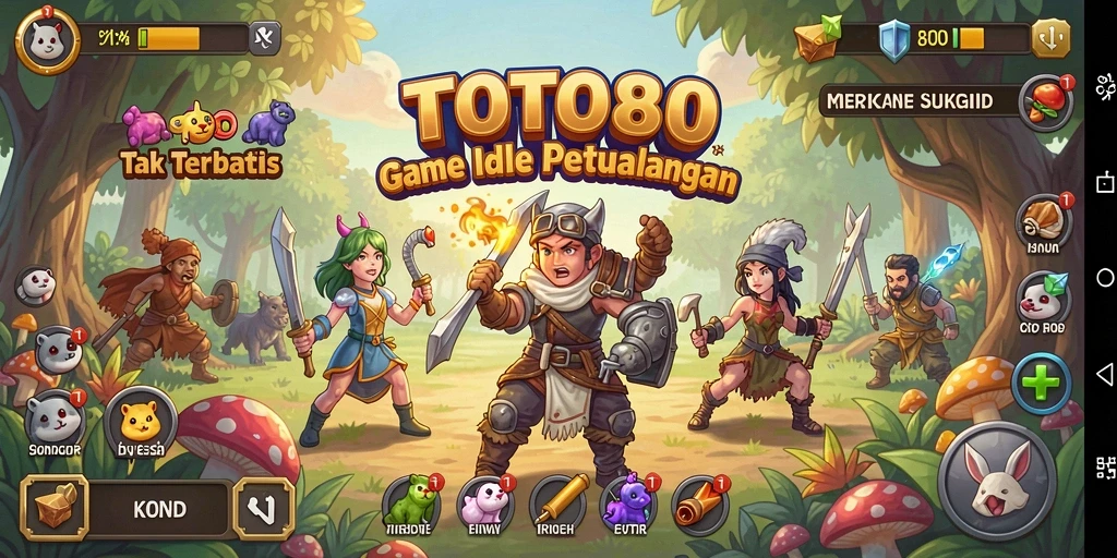 Tampilan gameplay TOTO80 yang seru dan menarik.