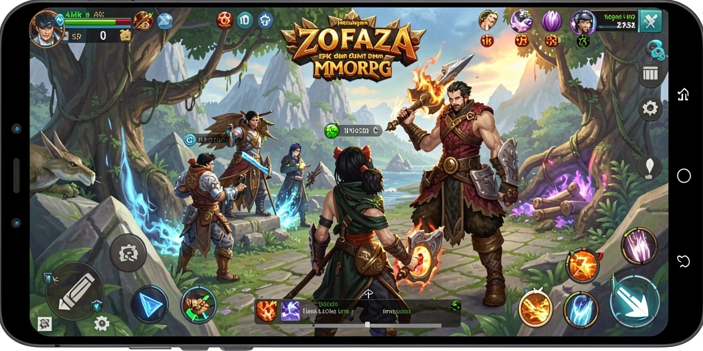 Gameplay ZOFAZA yang epik dan menegangkan.